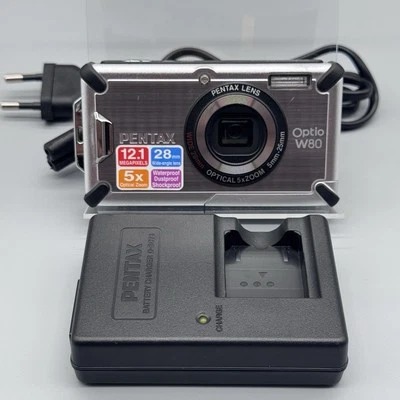 Digitalkamera - Pentax Optio W80 - 12.1 MP - Outdoor-Kamera - Bild 1 von 4