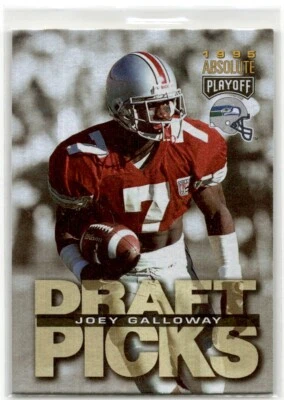 1995 Playoff Absolute Joey Galloway #187 RC Seattle Seahawks - Image 1 of 2