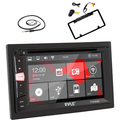 Pyle PLDN83BT.5 Double-DIN Bluetooth USB Receiver, Back Up Camera, Radio Antenna - Image 1 of 4
