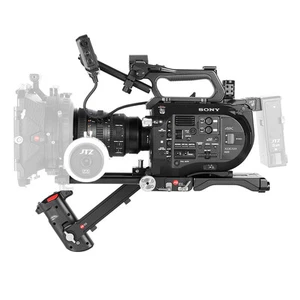 JTZ DP30 Baseplate Shoulder Mount Rig 15mm Rod W/ Handle KIT Fr SONY FS7 PXW-FS7 - Foto 1 di 1
