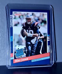 Mac Jones 2021 Panini NFL Rated Rookie Retro #9 Rookie Card 1/2231 - Picture 1 of 2