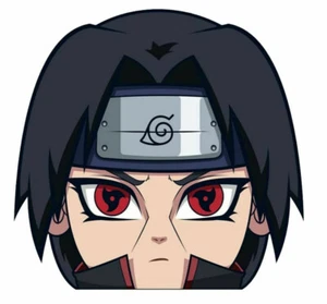4 5/8 x 4 1/2 Itachi de naruto/coche/camión/windows anime ITACHI07 - Imagen 1 de 4