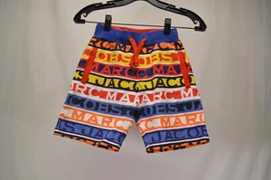 NWT Little Marc Jacobs Boys Multicolored Logo Cotton Bermuda Shorts Size 6 - Picture 1 of 4