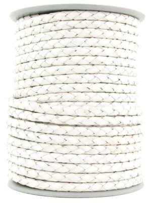 Круглый плетеный кожаный шнур Xsotica® Bolo 3 мм - Изображение 1 из 4