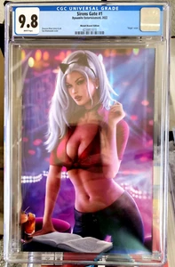 SIRENS GATE #1 SUN KHAMUNAKI VIRGIN MUTANT BEAVER EXCLUSIVE CGC 9.8 - Picture 1 of 2