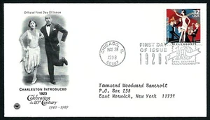 USA, SCOTT # 3184-H, PCS ARTCRAFT FDC COVER - FLAPPERS DO THE CHARLESTON, 1998 - Picture 1 of 1