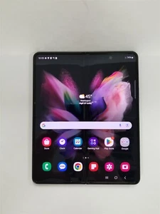 Samsung Galaxy Z Fold 3 5G 256GB Black SM-F926U (Unlocked) GSM VF2211 - Picture 1 of 13