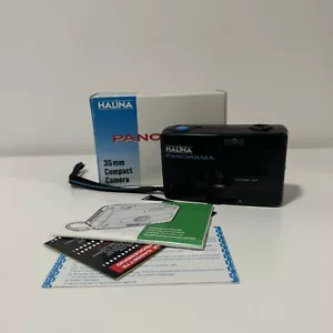 Macchina fotografica pellicola 35mm Hallina panoramica ottime condizioni scatola aperta mai usata - Foto 1 di 11