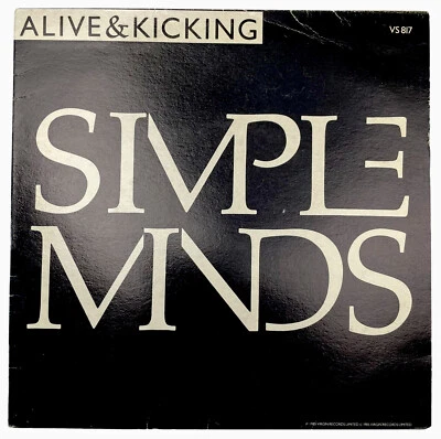 Simple Minds Alive & Kicking Vinyl Record 7” 45 RPM VS-817 Virgin 1985 - Image 1 of 4