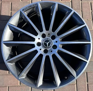 Mercedes GLE Genuine AMG Front 21" Wheel Rim P/N- A1674013400 - Imagen 1 de 4
