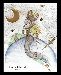 Louis Feraud Greeting Card Large Format - Year 2000 - Picture 1 of 3