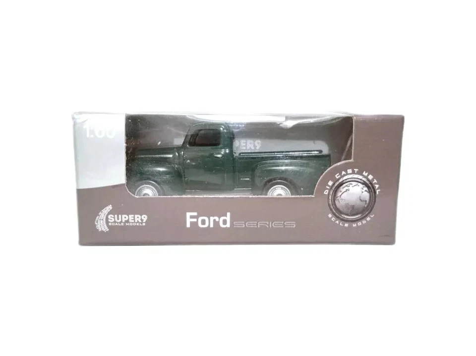 Welly 1/60 Ford F-1 Pick-up Green 1951 Super9 Voiture Miniature 1/64 - Photo 1/1