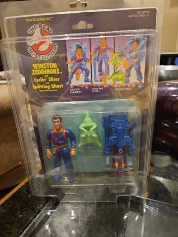 Real Ghostbusters- "Power Pack Heroes" Winston Zeddmore -Cyclin Slicer Kenner Cover