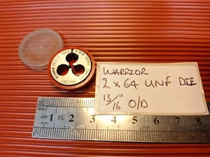 2 x 64 UNF Gewinde Schneideisen von Warrior  - Bild 1 von 1