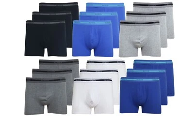 Мужская эластичной хлопок трусы-боксеры (12-Pack) (размеры: S-2XL) новый с Ярлыками Бесплатная доставка - Изображение 1 из 2