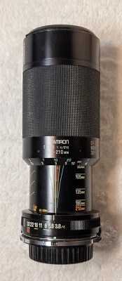 Tamron Lens Adaptall 2. Nikon F-mount/ 80-210mm f /3.8-CF TELE MACRO Model 103A - Image 1 of 4