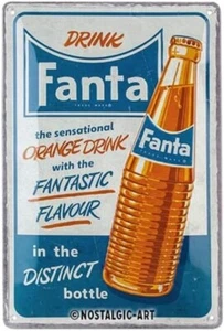Cartel de chapa retro arte nostálgico -Fanta - Sensacional bebida naranja 30x20 cm 22347 - Imagen 1 de 21