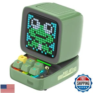 Divoom Ditoo Programmable Pixel Art LED-Bluetooth-Speaker Showing-Clock Emoji - Picture 1 of 5