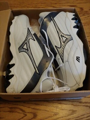 Novas Chuteiras de Beisebol Mizuno 9-Spike Classic Mid G3 Metal Tam 16 - Imagem 1 de 4