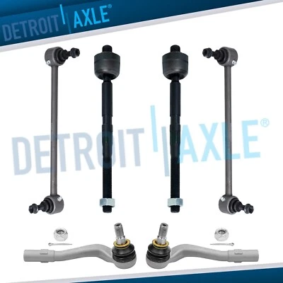 Front Sway Bars + Inner Outer Tie Rods for Mercedes-Benz C32 AMG CLK320 CLK350 - Image 1 of 4
