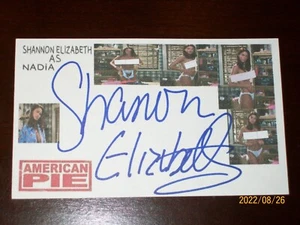 SHANNON ELIZABETH "AMERICAN PIE" SIGNED AUTOGRAPHED 3X5 INDEX CARD KB#292 - Picture 1 of 3
