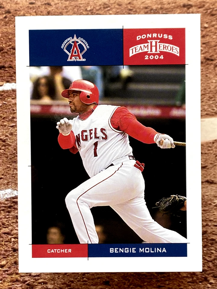 2004 Donruss Team Heroes Bengie Molina #5 - Image 1 of 2