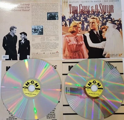 Two Girls and a Sailor (Laserdisc, MGM, 1990) Van Johnson, June Allyson 1944 B&W - Image 1 of 4