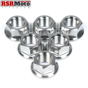 Tuercas de piñón trasero Yamaha R1 titanio, 1998-2014, todos los modelos - Imagen 1 de 3