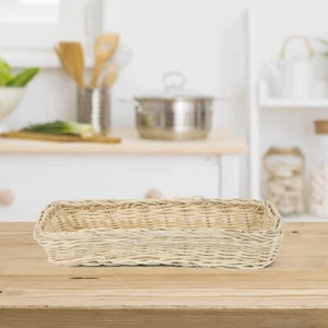 Decorative Woven Basket Wicker Cube Baskets Toy Basket Hyacinth Basket - Picture 1 of 12