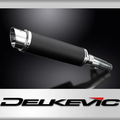 Kit silenciador de escape de carbono redondo de 14" deslizable Honda NC700D Integra 2012-2013 Foto 1 de 4