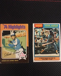 Topps 1975/1976🔥Hank Aaron🔥#1 - Picture 1 of 5