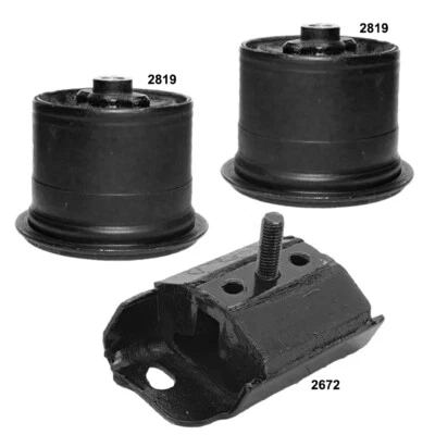 Insertos de soportes de motor y montaje de transmisión automática 3 piezas para Chevrolet LLV 95-94 L4-2,2 L Foto 1 de 3
