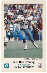 1979 Dallas Cowboys Police Bob Breunig RC #53 Kiwanis Club - Picture 1 of 2