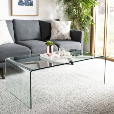 SAFAVIEH Willow Coffee Table | Clear | - Image 1 of 4