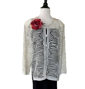 Plumero Baluchi Elegancia Cautivadora Encaje y Cuentas Malla Para Mujer Talla Grande - Imagen 1 de 16