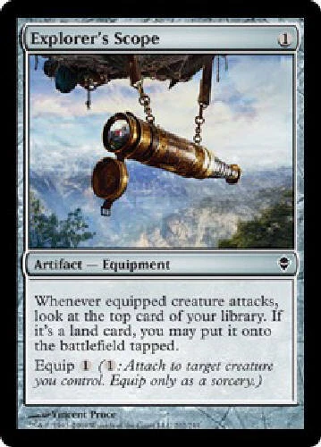 EXPLORER'S SCOPE X4 4 4X Zendikar MTG Magic the Gathering Cards DJMagic - Image 1 of 1
