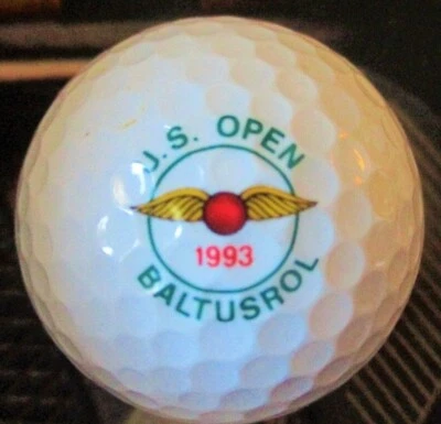 De colección - 1993 EE. UU. ABIERTO - Pelota de golf con logotipo - Baltusrol GC - USGA - Slazenger 2 Foto 1 de 4