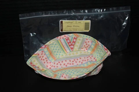 Longaberger 2009 Small Easter Basket Liner is Spring Parade #23662 - NEW Cover