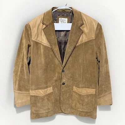 Cripple Creek Suede Leather Jacket Womens Size XL Western Thick Stitch Lined - Image 1 of 4