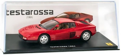 ATLAS Ferrari Testarossa, 1984 - Rojo - Modelo Diecast Escala 1:43