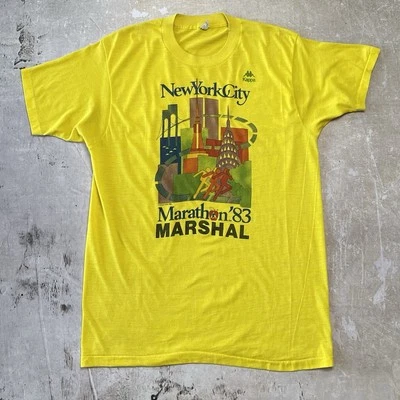 Camisa de Trabajador Mariscal Maratón de la Ciudad de Nueva York 1983 Promo Kappa Foto 1 de 4