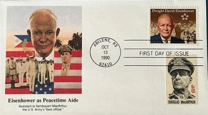 Fleetwood 2513 Dwight D. Eisenhower Special Issue Combo Peacetime Aide MacArthur - Picture 1 of 1
