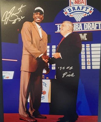 Foto autógrafa firmada por Joe Smith Golden State Warriors 1995 draft de la NBA de 11x14 Foto 1 de 3