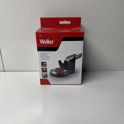 Weller Soldering Iron Holder with Dry Tip Cleaner WLACCH1 + 2 Tip Cleaners, NEW - Image 1 of 4