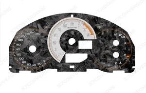 Toyota GT86 KM/H Forged Carbon Dial Cards 8 Colours Gauges - Bild 1 von 8