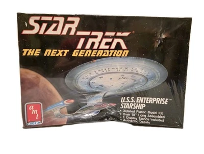 1988 AMT Ertl Star Trek Next Generation USS Enterprise Model Picard- New Sealed - Image 1 of 4