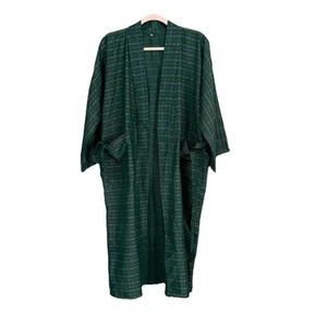 Kimono Robe Silk Green Tai-Pan Hotel Thailand Large - Picture 1 of 5