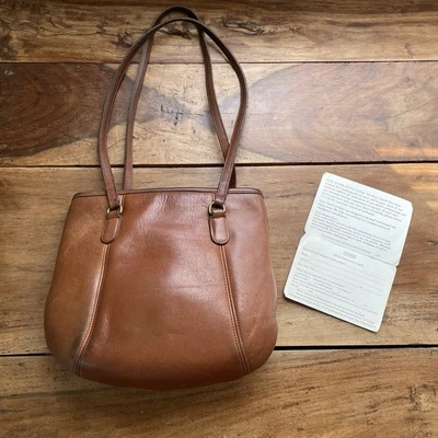 Vintage Coach Project British Tan Medium Framed Pouch Purse Bag 9996 - Image 1 of 4