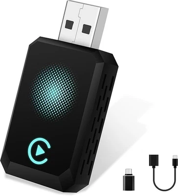CarPlay Wireless Adapter 2025 Upgrade CarPlay Dongle Converte Cablato a Wireless - Immagine 1 di 4