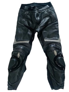 Richa Racing Leather Trousers Size 34 UK 30 Leg Motorcycle Motor Bike Pants - Picture 1 of 7